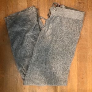Gray Juicy Couture Velour Pants / Sweatpants
